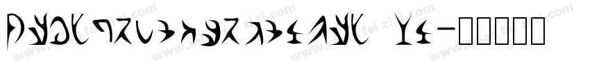 MHGKyokashotaiTHK Li字体转换